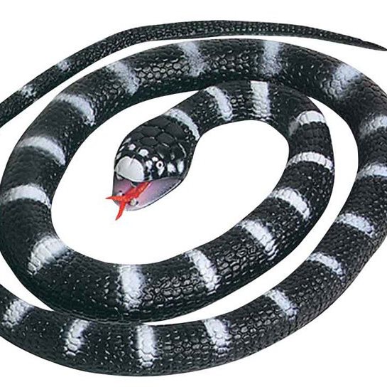 картинка Змея резиновая, 70 см от магазина Смехторг