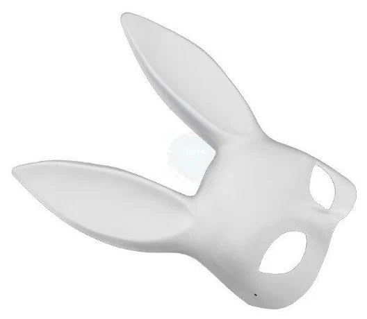 картинка Маска зайца карнавальная / маска кролика плейбой, 2 цвета от магазина Смехторг