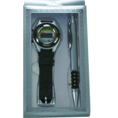 картинка Авторучка и часы наручные ( набор) от магазина Смехторг