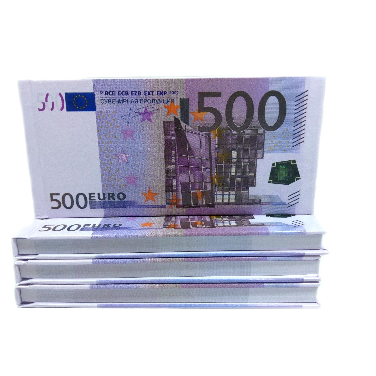 картинка Блокнот отрывной 500 евро в жесткой обложке от магазина Смехторг