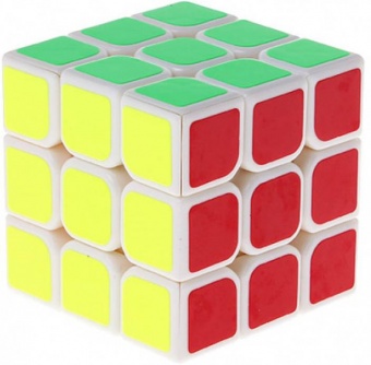 картинка Головоломка "Куб", 5 см (белый, черный) от магазина Смехторг