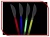 картинка Ложка, вилка, нож, светящиеся в темноте (набор по 4 шт.) от магазина Смехторг