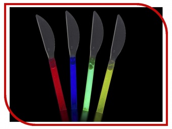 картинка Ножи десертные светящиеся в темноте (4 шт) от магазина Смехторг